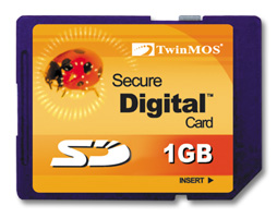 TWISTER va aduce în România noul card Secure Digital de 1GB lansat de TwinMOS