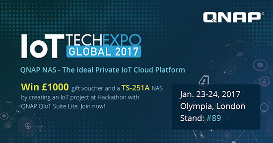 QNAP la IoT Tech Expo Global 2017