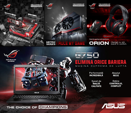 ASUS instaurează Republic of Gamers la Dreamhack București 2014