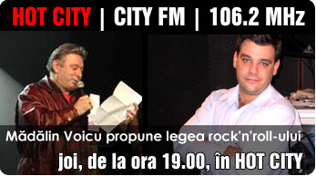 La CITY FM, Madalin Voicu propune legea rock'n'roll-ului