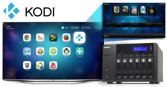 QNAP oferă mai mult divertisment multimedia prin Kodi