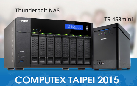 QNAP prezintă primul Thunderbolt NAS și alte noutăți la COMPUTEX TAIPEI 2015