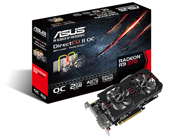 ASUS a lansat placa video R9 270 DirectCU II