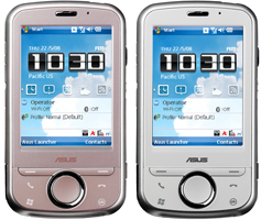 Noi înfăţişări pentru telefonul PDA ASUS P320 cu GPS