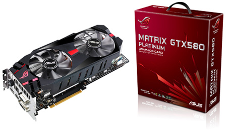 Placa video ASUS ROG MATRIX GTX 580