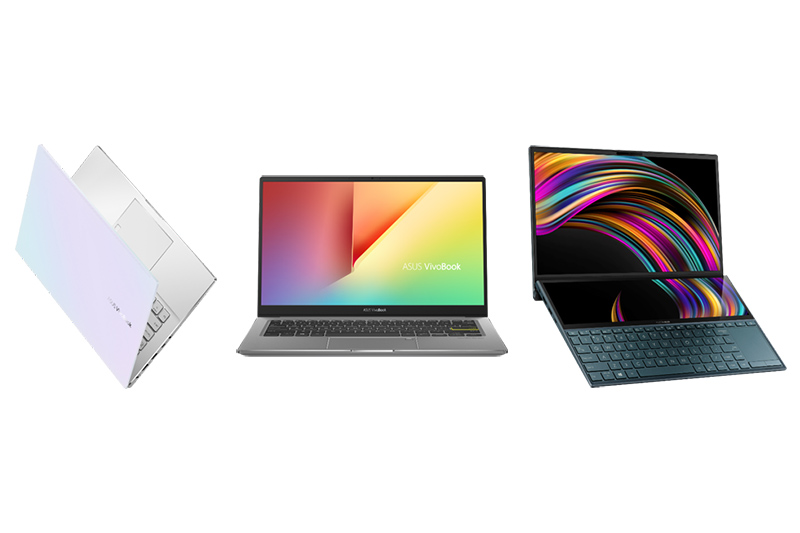 Seriile de laptopuri ASUS VivoBook S, VivoBook și ZenBook Duo