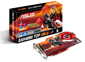 ASUS lansează prima serie de plăci video EAH4890 cu tehnologia  Voltage Tweak pentru creşterea cu 15% a performanţelor