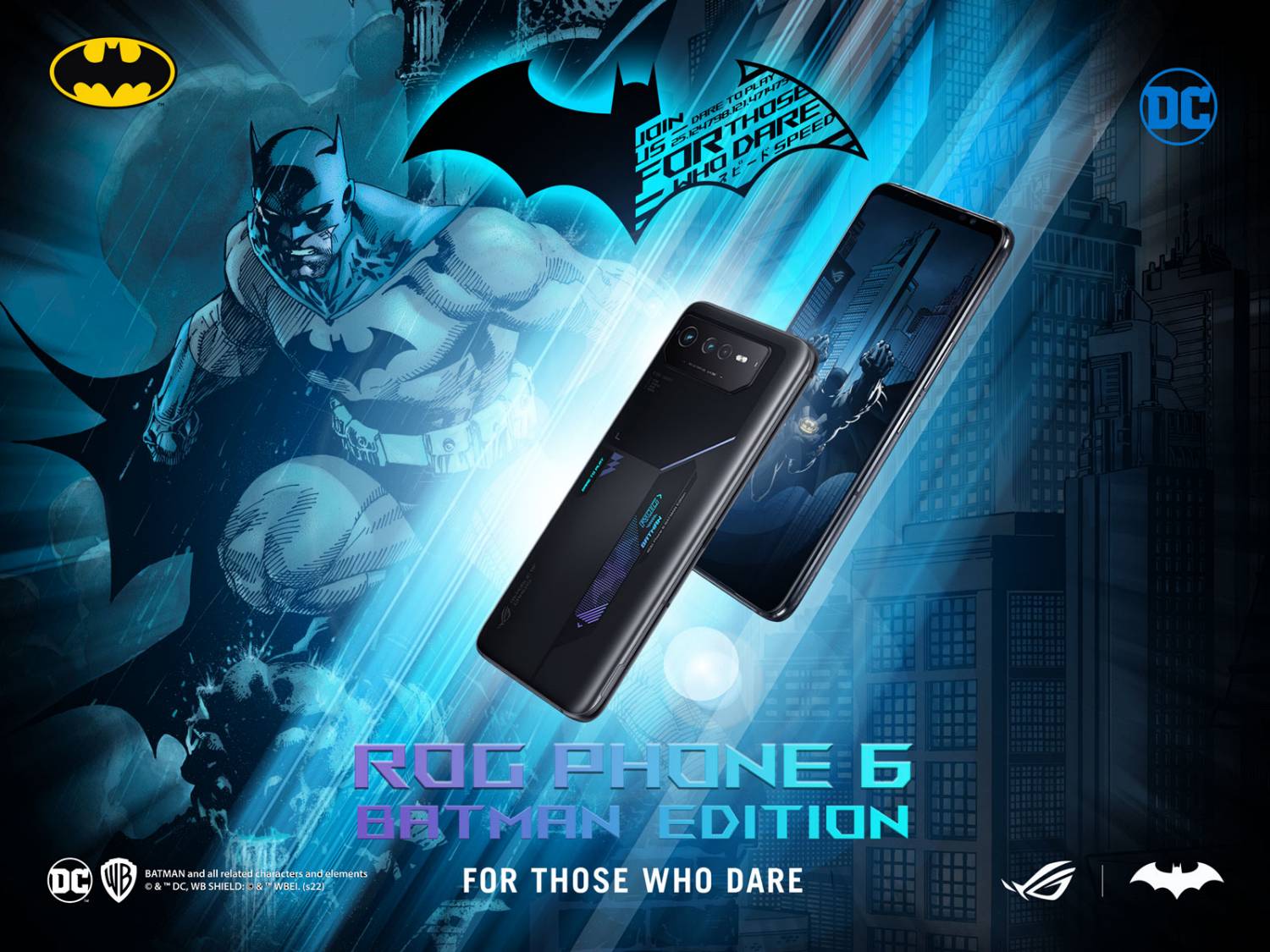 ASUS Republic of Gamers, Warner Bros. Consumer Products și DC anunță ediția exclusivă ROG Phone 6 BATMAN Edition