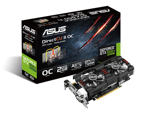 ASUS a lansat placa video GeForce GTX 650 Ti BOOST DirectCU II