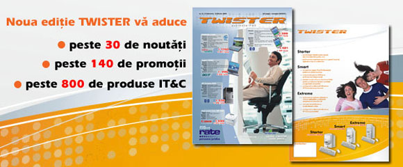 A apărut noua ediţie TWISTER pentru perioada 15 februarie - 14 martie 2004