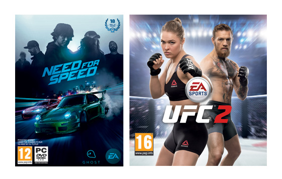 ABC Data anunță distribuția în România a noilor jocuri Need For Speed și EA SPORTS UFC 2