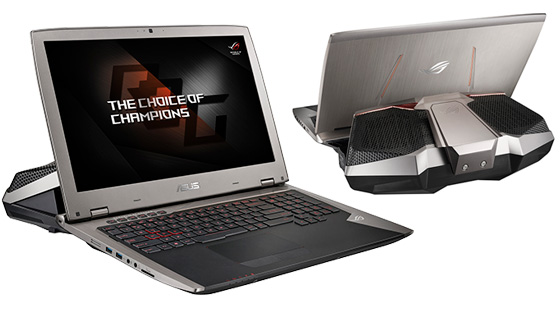 Laptopul de gaming ASUS ROG GX700 cu răcire lichidă