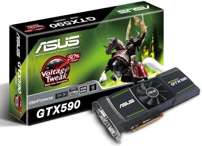 ASUS a lansat placa video GTX 590 Dual-GPU