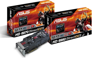 ASUS HD 6970 si HD 6950 cu tehnologie DirectCU II