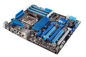 Placa de baza P6X58D Premium suportă cele mai rapide memorii DDR3 triple channel