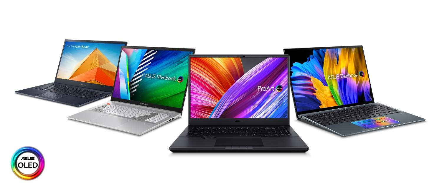 ASUS a implementat ecrane OLED pe toate categoriile de laptopuri