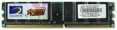 TWISTER anunţă modulele de memorii TwinMOS Speed Premium DDR433 cu Winbond BH-5